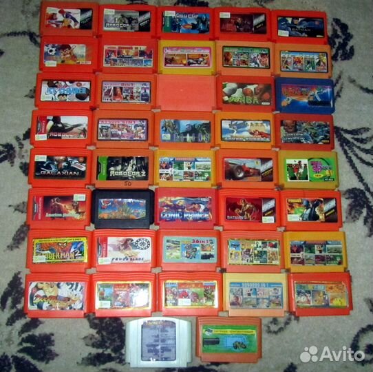 Картриджи dendy денди много