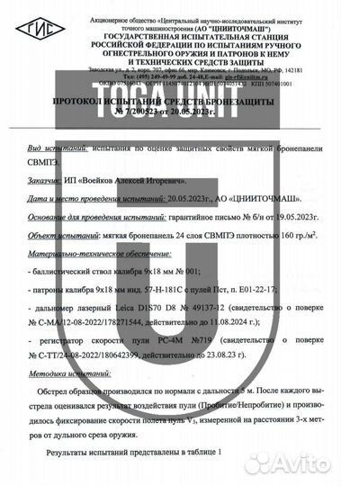 Баллистика в коврик пятиточник Gear Craft