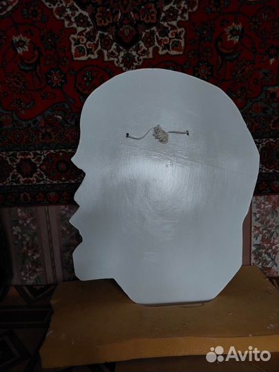 Барельеф Ленина гипсовый