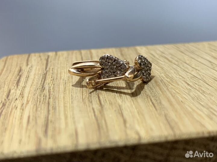 Серьги 585 пробы, р.0