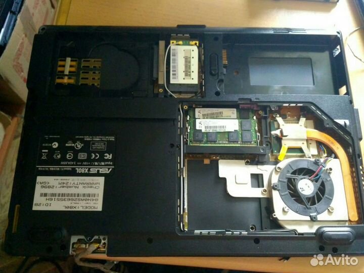 Asus x80l разбор запчасти
