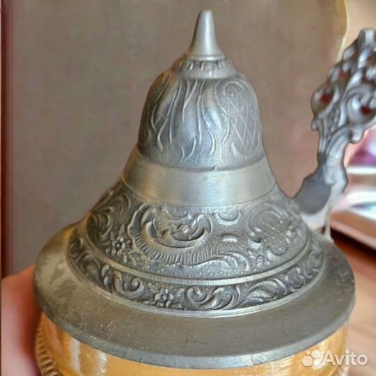 Пивная кружка с крышкой