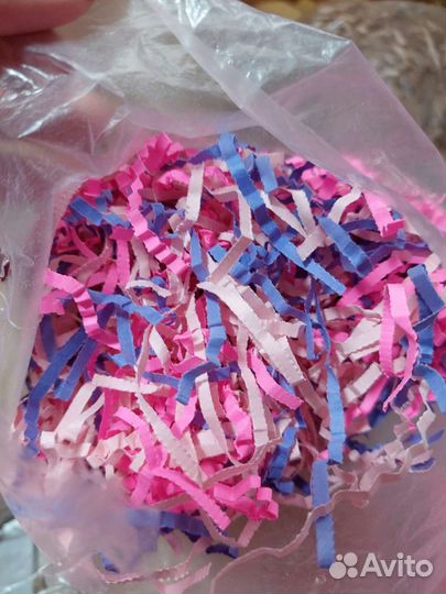 Бумажный наполнитель для подарков,цена за всё