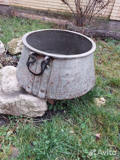 Древний казан из меди 50 литров