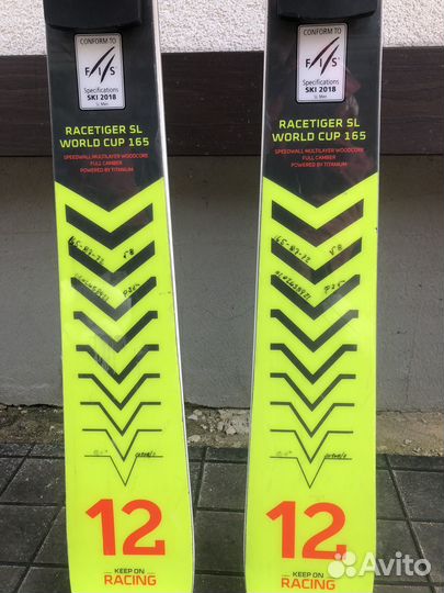 Горные лыжи volkl racetiger 165 WC fis