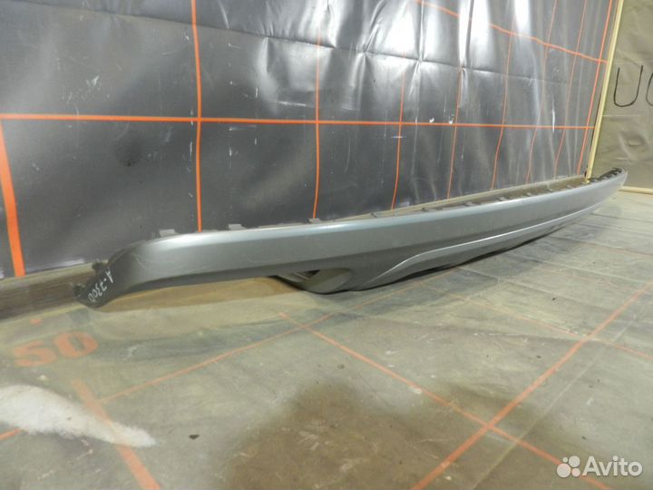 Спойлер бампера заднего - Audi Q7 M4 (2015-н.в.)