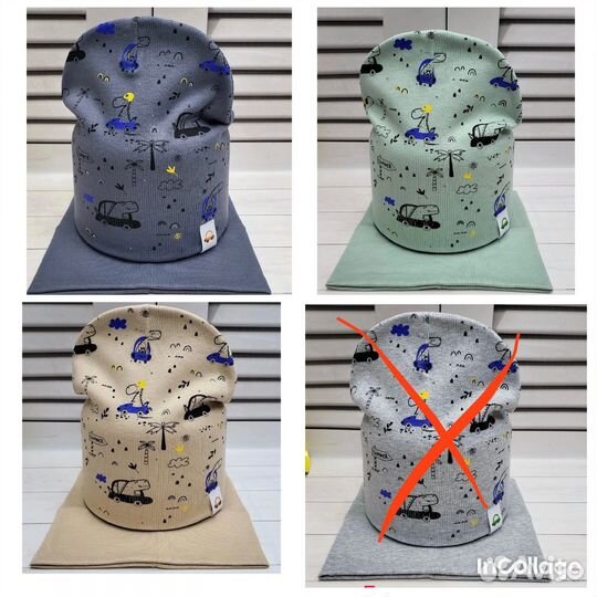 Комплект шапка и снуд