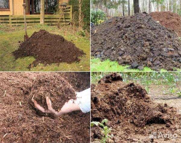 Навоз куриный, коровий, конский