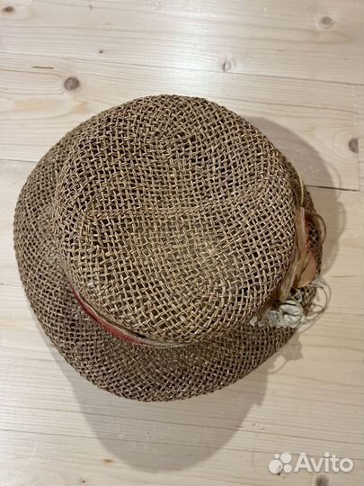 Шляпа женская соломенная