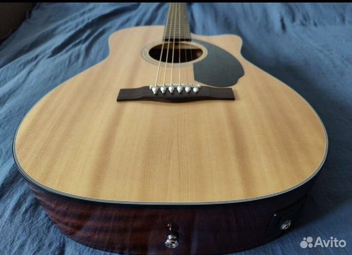 Электроакустическая гитара fender CC 60 SCE NAT
