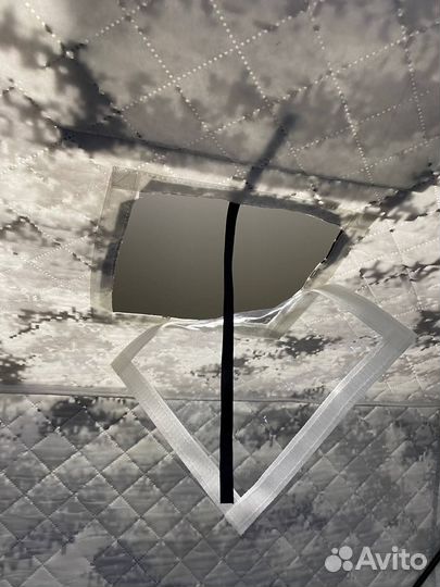 Зимняя Палатка Куб+теплый пол+фонарь