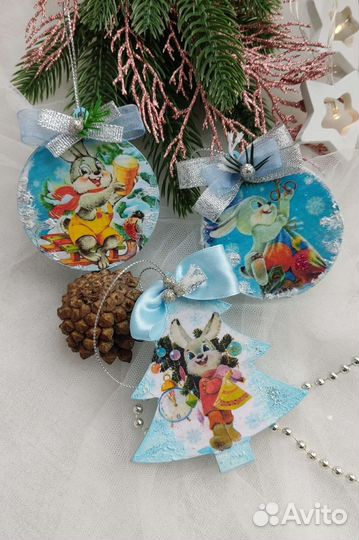 Новогодние украшения на елку