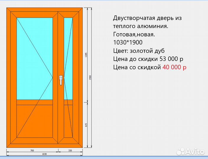 Двери из алюминия