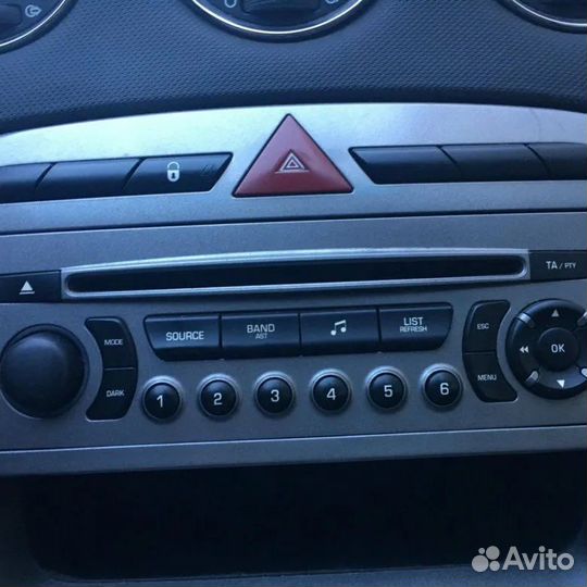 Штатная магнитола пежо 308