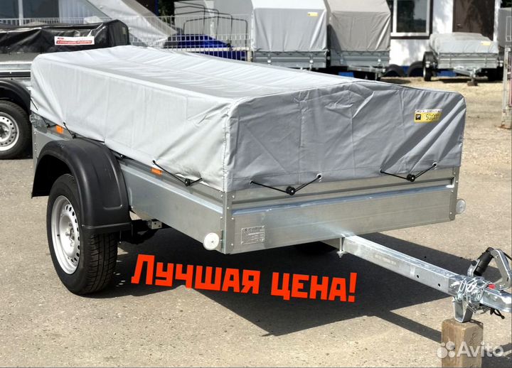 Прицеп Мзса компакт с тентом 2,1х1,1х0,6м