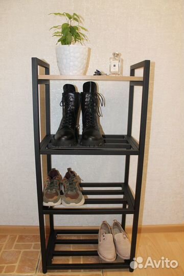 Обувница Лофт, этажерка для обуви