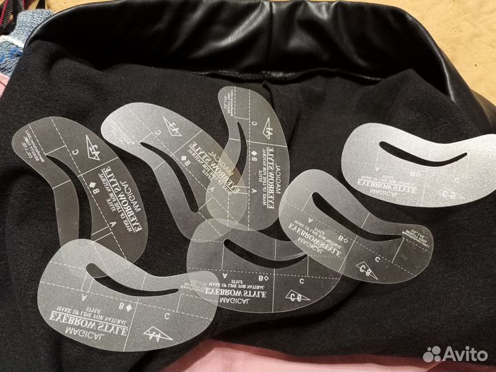 Трафареты для макияжа бровей