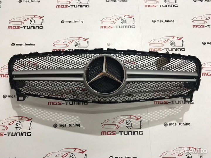 Решетка Mercedes A-class w176 AMG 45 Silver