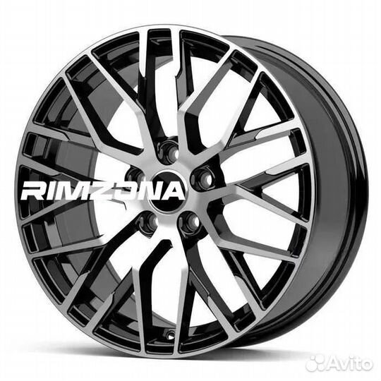 Литые диски в стиле Audi R19 5x112 hgh. Примерка