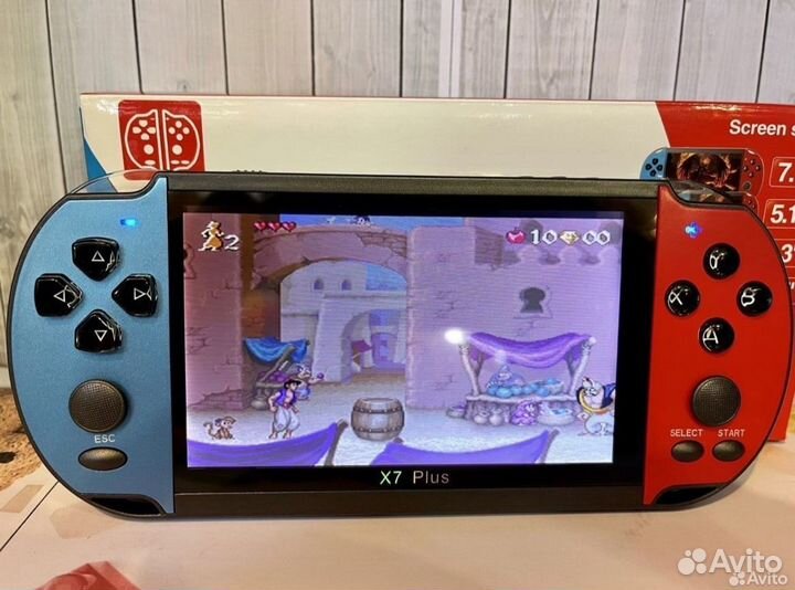 Портативная игровая консоль X7 Plus