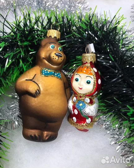 Ёлочные игрушки из стекла