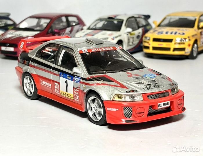 Модель автомобиля Mitsubishi Lancer 7 rally 1:43