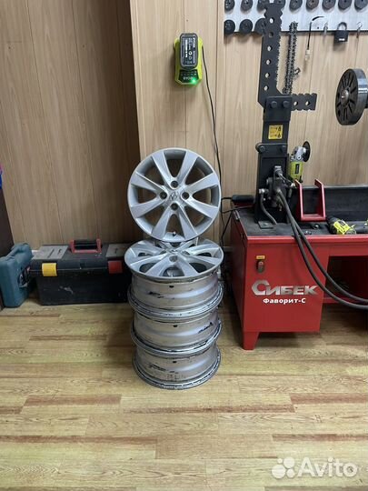 Литые диски r15 4x100 бу