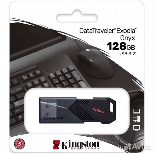 USB Flash накопитель 128GB Kingston #394364