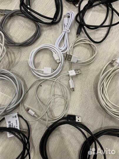 Кабели Micro USB, mini USB, lightning, type C, VGA