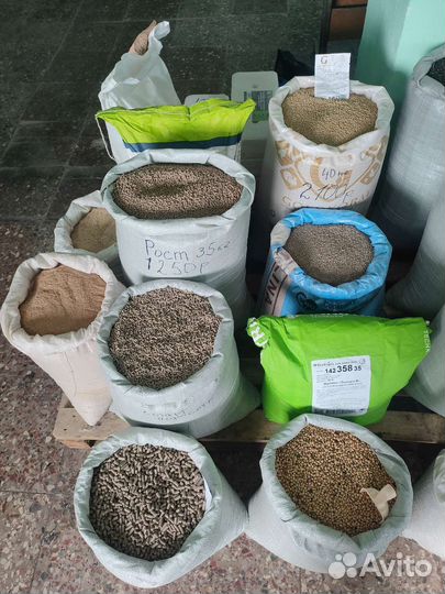 Комбикорм, зерно