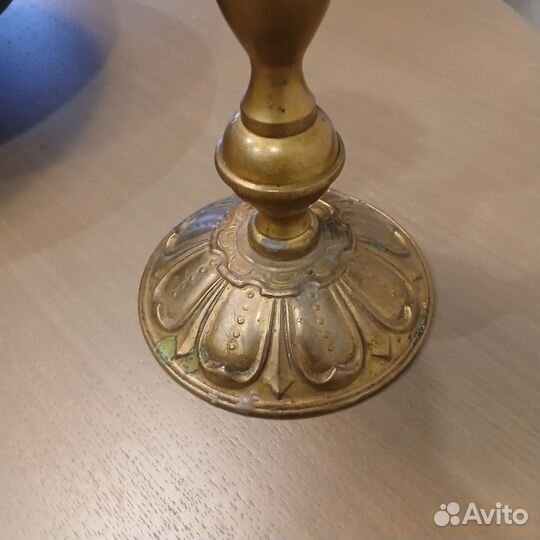 Подсвечник латунь