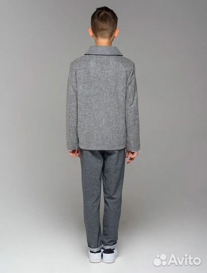 Утеплённый школьный пиджак 146