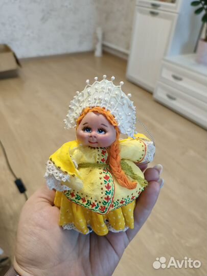 Ватные елочные игрушки