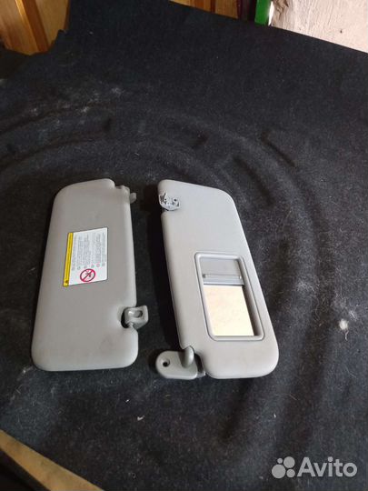 Kia rio 3 козырек солнцезащитный