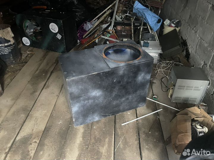 Короб для сабвуфера 15 на трубе