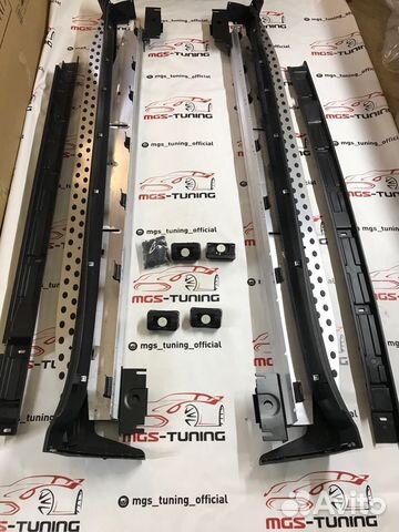 Пороги на Mercedes GL class W164 07-12 гг