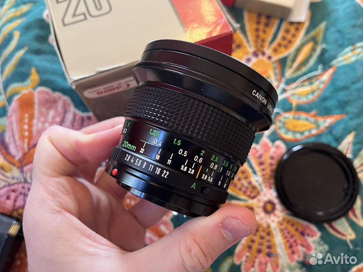 Canon fd 20mm 2.8 новый