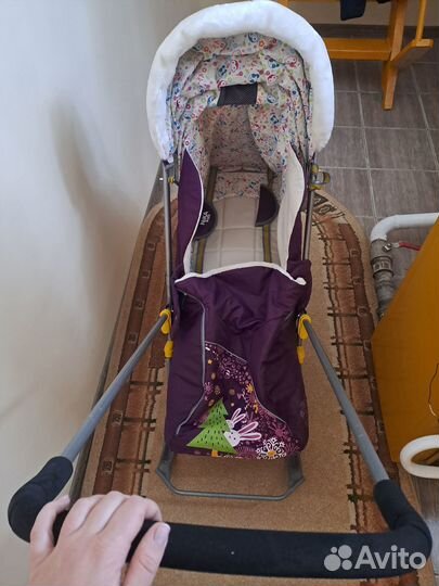 Детские санки коляска