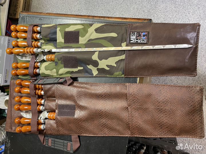 Шампуры 6 шт в чехле набор