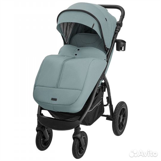 Коляска прогулочная на больших надувных колесах