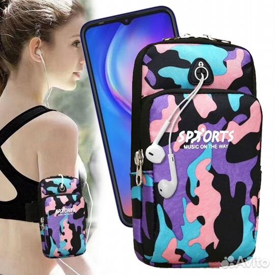 Спортивный чехол сумка для смартфона на руку