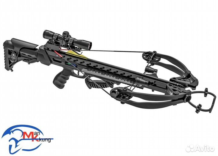 Арбалет блочный MK-XB56 Frost Wolf чёрный KIT