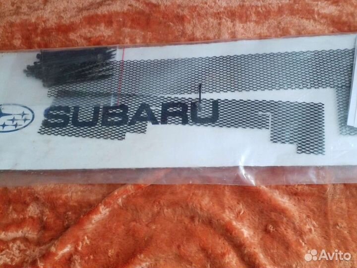 Комплект защиты радиатора на субару форестер0