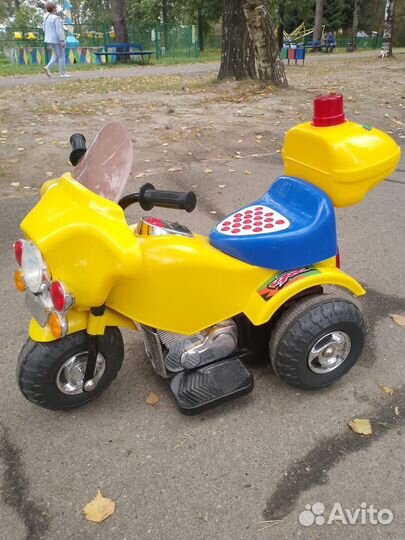 Детский мотоцикл на аккумуляторе бу