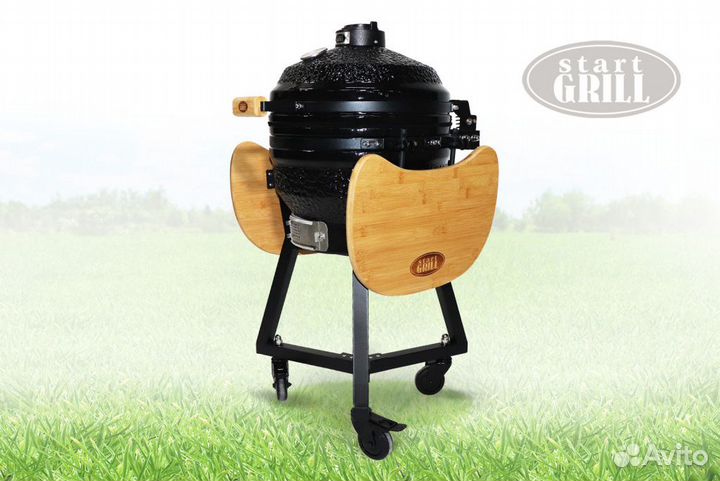 Керамический гриль Start Grill PRO 40 см черный