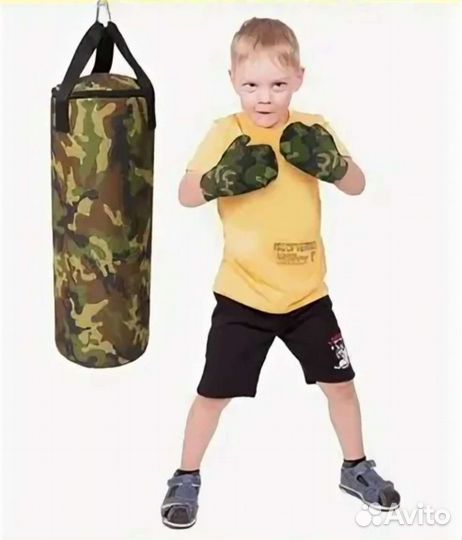 Мешок боксерский детский 10 кг, с перчатками