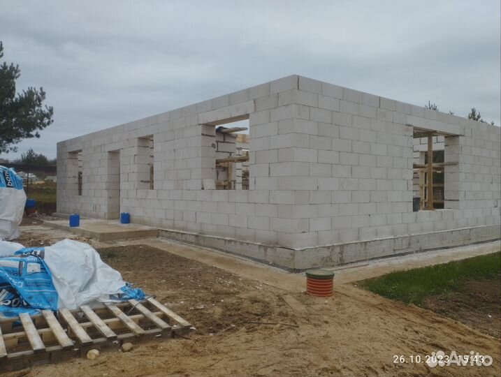 Работа строительство фундамент