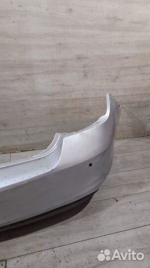 Бампер задний под парктроники Skoda Rapid С 2012