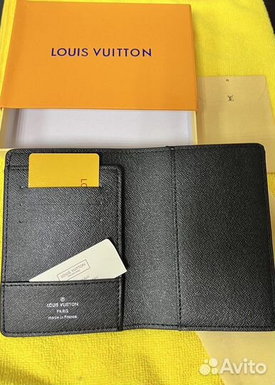 Обложка на паспорт louis vuitton кожанная