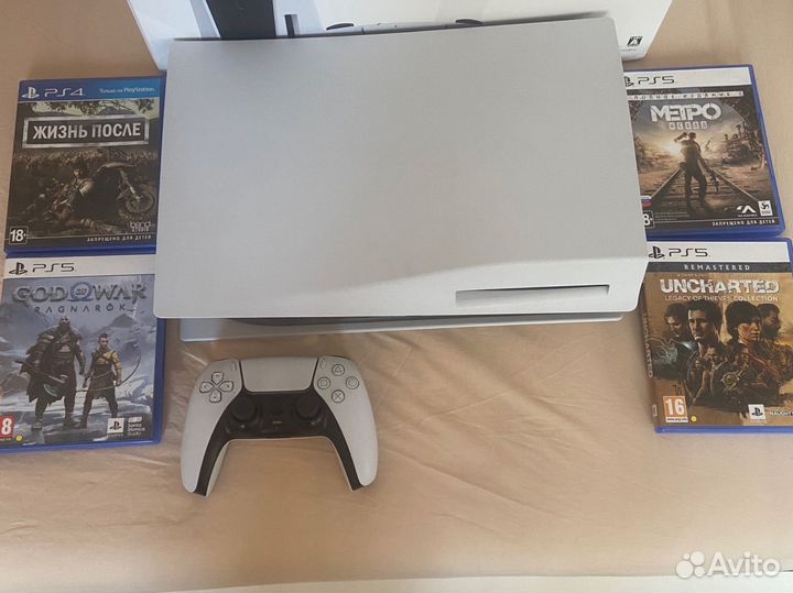 Игровая приставка ps5 с играми